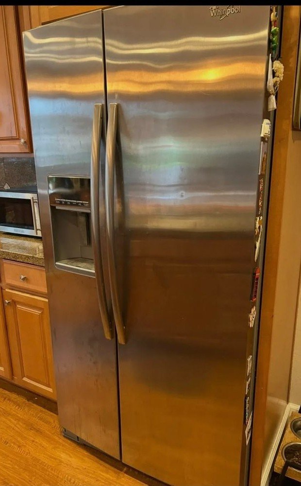 Refrigerator before cleaning